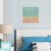 Impressions Dorure Mariage simple été plage de bord de mer (In situ (chambre))