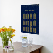 Impressions Dorure Marine Blue & Glam Gold Confetti Mariage Siège (Couchage (Cuisine))