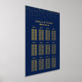 Impressions Dorure Marine Blue & Glam Gold Confetti Mariage Siège (Poser)