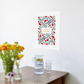 Impressions Dorure Meilleure maman Aquarelle Magique Jardin Fête des  (Couchage (Cuisine))