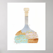 Impressions Dorure Message personnalisé d'aquarelle Abstraite dans un (Recto)