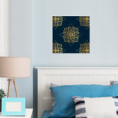 Impressions Dorure Modèle Mandala Damask Or (In situ (chambre))