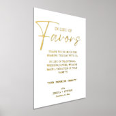 Impressions Dorure Moderne en lieu et place de faveurs don de la char (Poser)