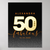 Impressions Dorure Moderne Girly Orange 50 et fabuleux (Recto)