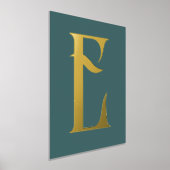 Impressions Dorure Monogram Chic Moderne Turquoise (Poser)