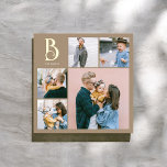 Impressions Dorure Monogram Chic Multi Photo Boho Beige<br><div class="desc">Elevez votre décor de maison avec notre imprimé d'papier peint carré personnalisé, parfait pour ajouter une touche d'élégance et de personnalisation à tout espace. Cette pièce étonnante présente un collage photo avec 4 photos carrés et 1 photo verticale plus grande, vous permettant de présenter vos souvenirs préférés dans une présentation...</div>