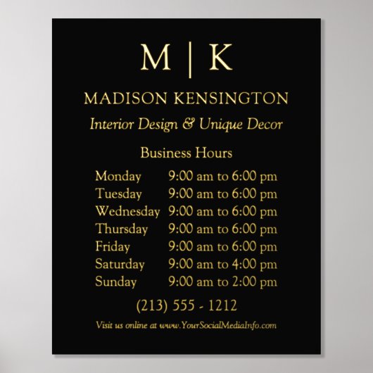 Impressions Dorure Monogramme ou ajout de logo Business Gold (Recto)