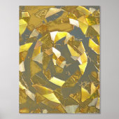 Impressions Dorure Mosaic Labyrinthe Miroir Gold Foil Imprimer (Recto)