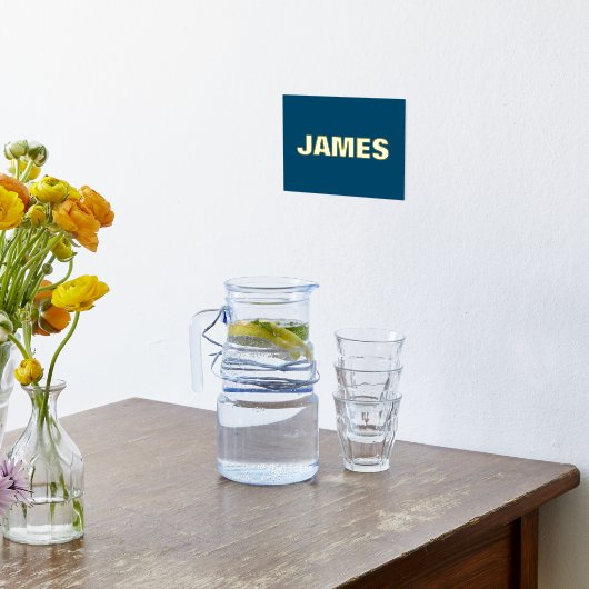 Impressions Dorure NAVY Modern Bold | OR DE TEXTE MODIFIABLE (Couchage (Cuisine))