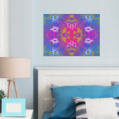 Impressions Dorure Neon Ombré Gold ou Silver Foil Print (In situ (chambre))