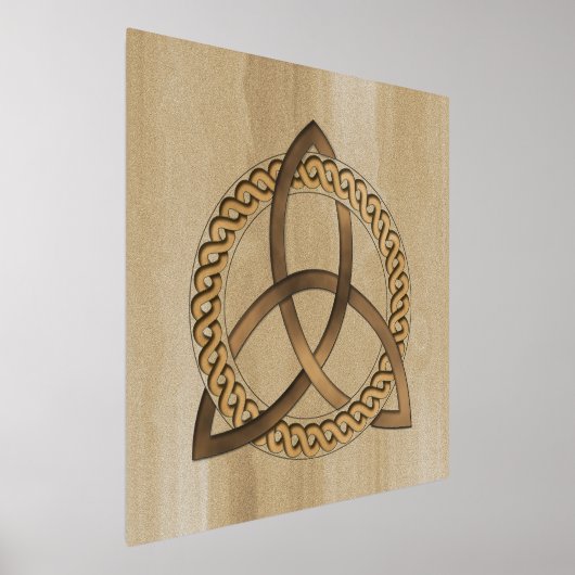 Impressions Dorure Nœud celtique Triquetra en feuille d'aluminium (Poser)
