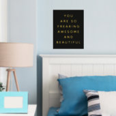 Impressions Dorure Noir Simple Vous Êtes Des Imprimantes Foil Magnifi (In situ (chambre))