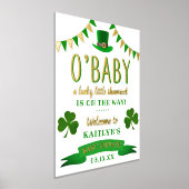 Impressions Dorure O'Baby St. Patrick's Day Baby shower Bienvenue (Poser)
