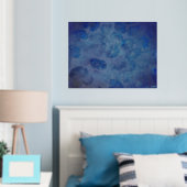 Impressions Dorure Ocean Creatures Silver Foil Print (In situ (chambre))