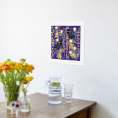 Impressions Dorure Oiseau tropical moderne Art floral Abstrait (Couchage (Cuisine))