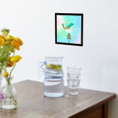 Impressions Dorure Oiseau Turquoise et Or (Couchage (Cuisine))