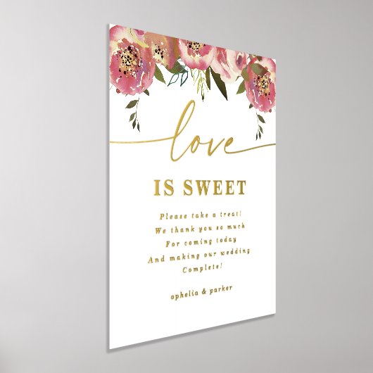 Impressions Dorure Ophelia Elegant Love is Sweet Real Foil Sign (Poser)