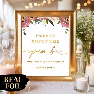 Impressions Dorure Ophelia Elegant Open Bar Real Foil Mariage Signal