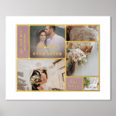 Impressions Dorure Ophelia Happily Ever Après Mariage Photos Collage (Recto)