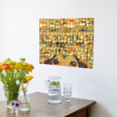 Impressions Dorure or abstrait flou pixel art et chien (Couchage (Cuisine))