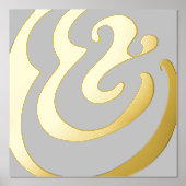 Impressions Dorure Or gris minimal Abstrait (Recto)