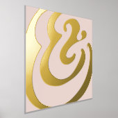 Impressions Dorure Or rose Abstrait (Poser)