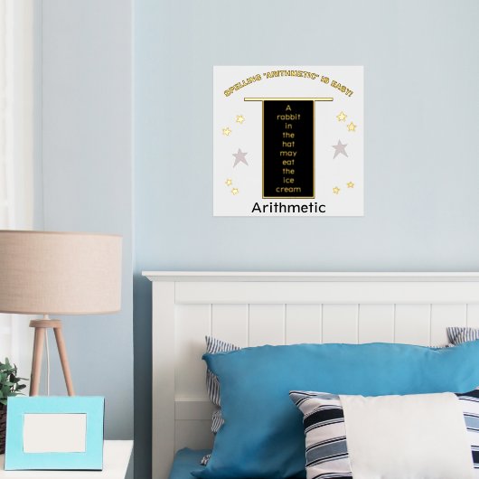 Impressions Dorure Orthographe Arithmétique Rabbit dans Casquette Gol (In situ (chambre))