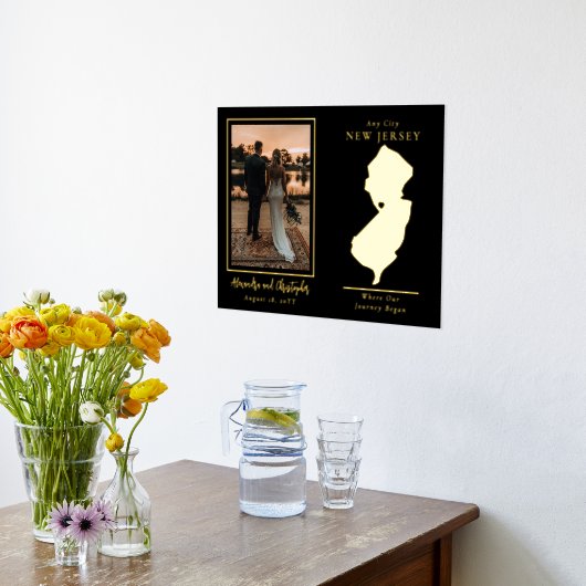 Impressions Dorure Où notre voyage a commencé New Jersey photo Mariag (Couchage (Cuisine))