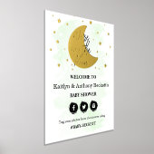 Impressions Dorure Over The Moon | Panneau de bienvenue pour une baby (Poser)