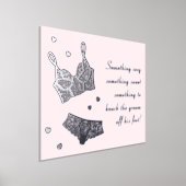 Impressions Dorure Panneau de la Fête des mariées de lingerie (Poser)