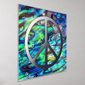 Impressions Dorure Panneau de paix solide - Noir (Poser)