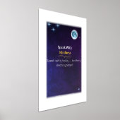 Impressions Dorure Parlez avec gentillesse - Mur d'huile d'or (Poser)