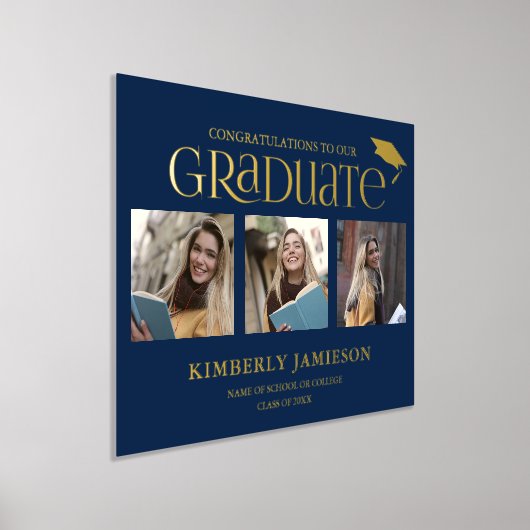 Impressions Dorure Parties scintillant d'or 3 Affiche de bienvenue de (Poser)