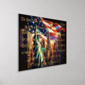 Impressions Dorure Pastel Patriotic City Statue Préambule Or (Poser)