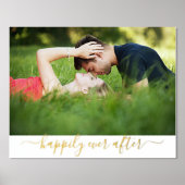 Impressions Dorure Photo Couple Happy Jamais Après Mariage (Recto)