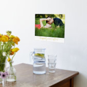 Impressions Dorure Photo Couple Happy Jamais Après Mariage (Couchage (Cuisine))