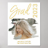 Impressions Dorure Photo moderne Graduate Lycée Cadre Foil Prin (Recto)