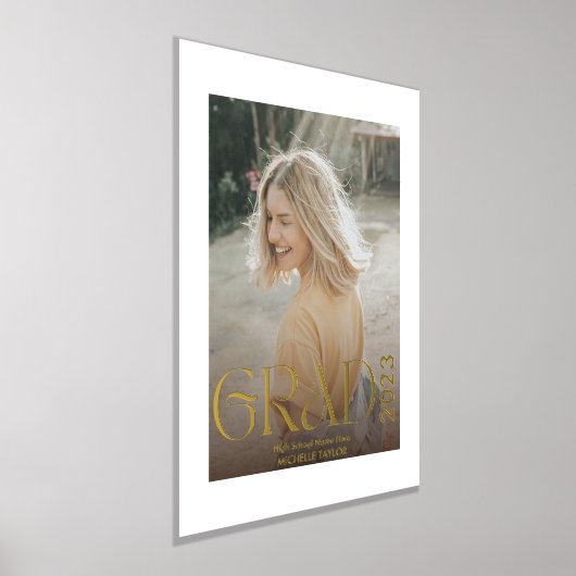 Impressions Dorure Photographie moderne Boho Graduate High School Imp (Poser)