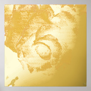 Impressions Dorure Photographie Rose Orange