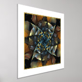 Impressions Dorure Pinwheel Art Abstrait (Poser)