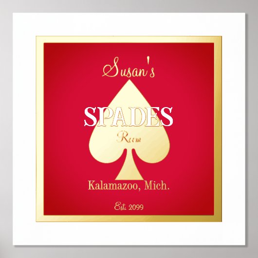 Impressions Dorure Pique Carte Jeu Salle Accentuation De Phuile (Recto)