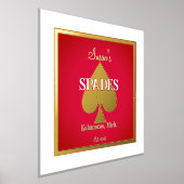 Impressions Dorure Pique Carte Jeu Salle Accentuation De Phuile (Poser)