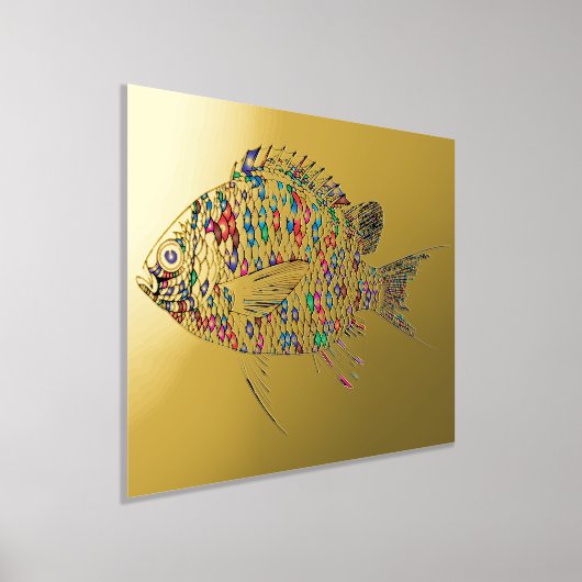 Impressions Dorure Poisson coloré (Poser)