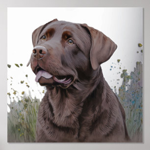 Impressions Dorure Portrait Brown Labrador