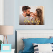 Impressions Dorure Portrait de famille personnalisable Real Gold scri (In situ (chambre))