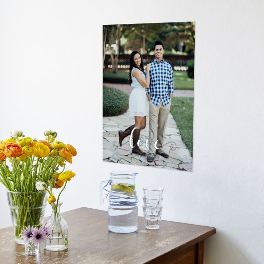 Impressions Dorure Portrait vertical d'amour de script (Couchage (Cuisine))