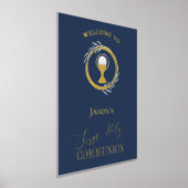 Impressions Dorure Première communion détails feuille d'or signe de b (Poser)