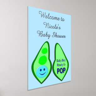 Impressions Dorure Prêt à faire Pop Baby Boy Blue Pea Baby shower per