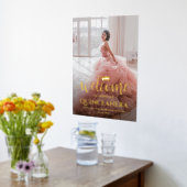 Impressions Dorure Quinceañera Bienvenue Script & Photo 15e anniversa (Couchage (Cuisine))