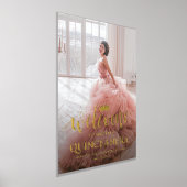 Impressions Dorure Quinceañera Bienvenue Script & Photo 15e anniversa (Poser)